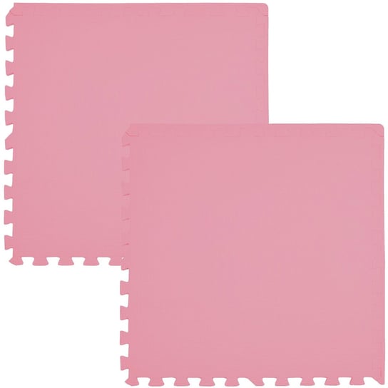 Humbi, Mata piankowa/Puzzle piankowe, Różowy, 62x62 cm, 2 szt. Humbi