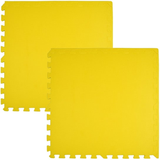 Humbi, Mata piankowa/Puzzle piankowe, Żółty, 62x62 cm, 2 szt. Humbi
