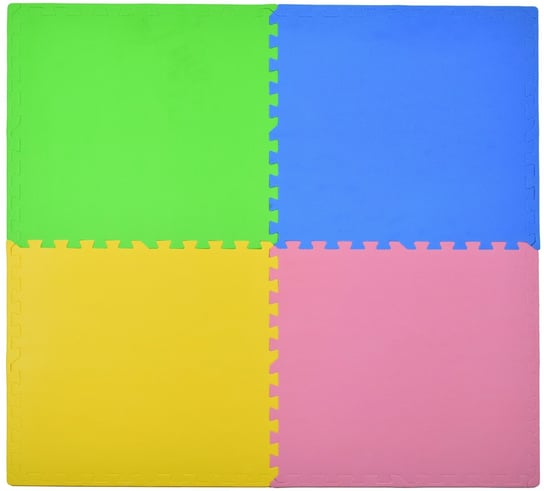 Humbi, Puzzle piankowe/Mata piankowa, 1x62x62 cm, 4 szt. Humbi