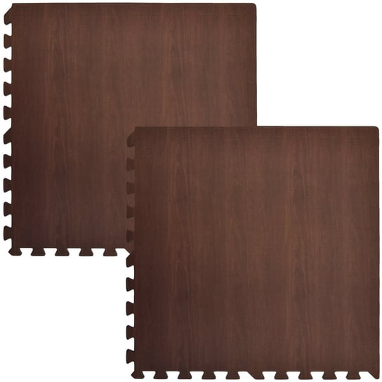 Humbi, Puzzle piankowe/Mata piankowa, panele, 62x62 cm, Brązowy, 2 szt. Humbi
