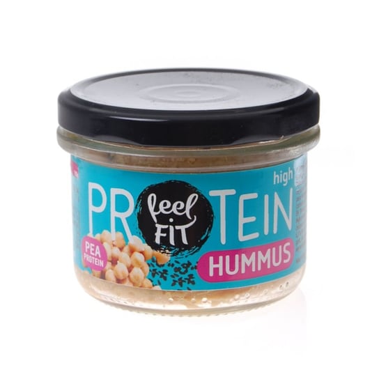 Hummus Protein z Czarnuszką i Białkiem Grochu 185 g - FeelFIT NEWTRITION