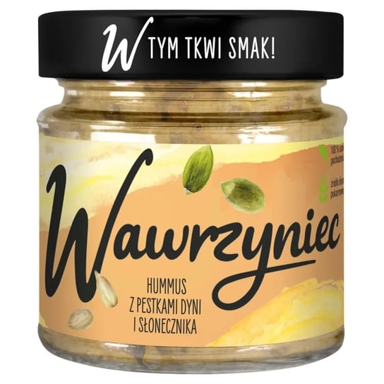 HUMUS z Pestkami Dyni i Słonecznika 180g PRODUKT 100% NATURALNY ZT Kruszwica S.A.