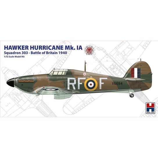 Hurricane Mk.IA - Dywizjon 303 1:72 Hobby 2000 72001 Hobby 2000