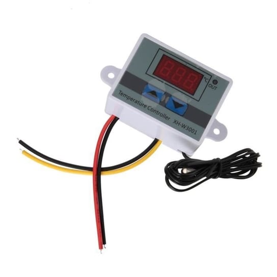 HURRISE regulator temperatury XH-W3001 cyfrowy regulator temperatury sonda z czujnikiem wodoodpornym (110-220V 1500W) Inna marka