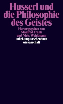 Husserl und die Philosophie des Geistes Suhrkamp Verlag Ag