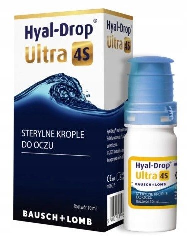 Hyal-Drop, Ultra 4S, Krople do oczu, 10 ml Bausch Lomb