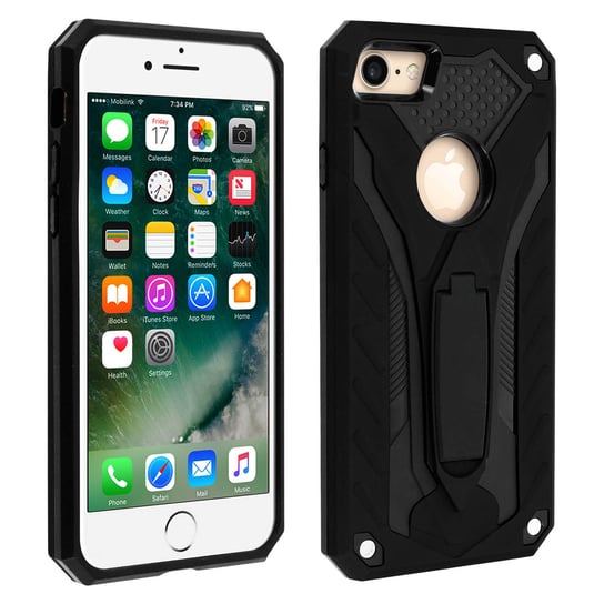 Hybrydowe etui ochronne Apple iPhone 7/8, Phantom Forcell, czarne Avizar