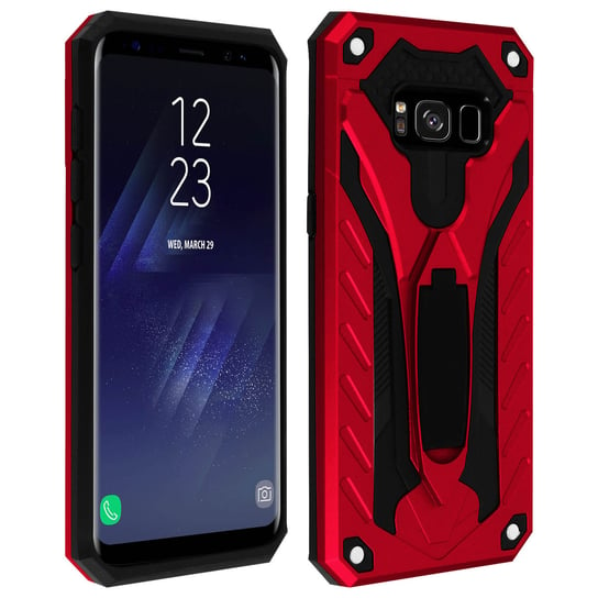 Hybrydowe etui ochronne Samsung Galaxy S8, Phantom Forcell, czerwone Avizar