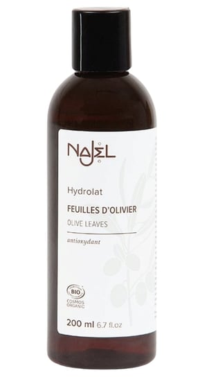 Hydrolat z liści oliwnych, certyfikowany COSMOS ORGANIC, 200 ml, Najel Najel - oryginalne mydła Aleppo