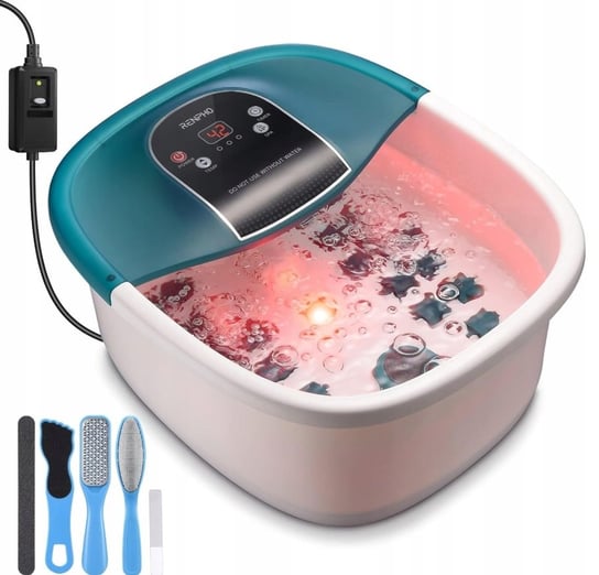 Hydromasażer do stóp Renpho podgrzewany z akcesoriami hydromasażer rx2 30w Renpho