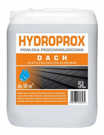 Hydropox, Impregnat Przeciewilgociowy Dach, 5 litrów Inny producent