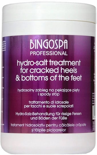 Hydrosolny zabieg na pękające pięty i spody stóp BINGOSPA Professional BINGOSPA