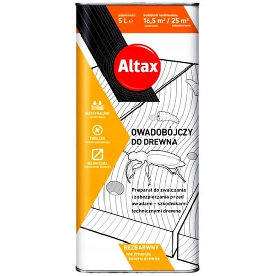 Hylotox Q Altax Zwalcza I Trwale Zabezpiecza 5 L Kołatki, Spuszczele, Korniki Inna marka