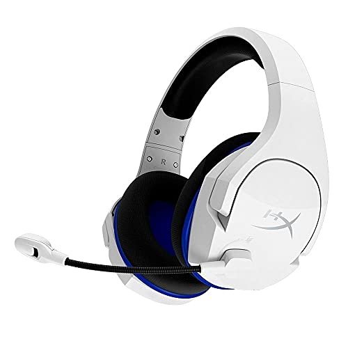 HyperX Cloud Stinger Core – bezprzewodowy zestaw słuchawkowy do gier na PS4 i PC, lekkie, wytrzymałe stalowe suwaki, mikrofon z redukcją szumów HyperX
