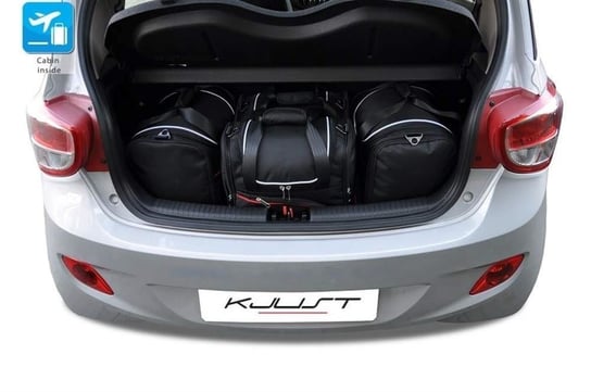 HYUNDAI i10 2013-2020 TORBY DO BAGAŻNIKA 4 SZT KJUST