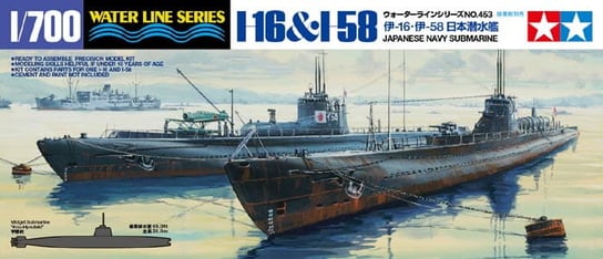 I-16 & I-58 (Japanese Submarine) 1:700 Tamiya 31453 Tamiya