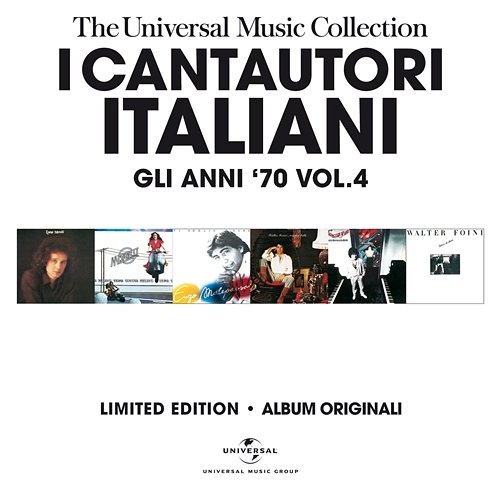 I Cantautori Italiani - Gli Anni '70 - Vol.4/The Universal Music Collection Various Artists