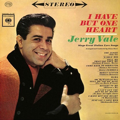 I Have But One Heart Jerry Vale