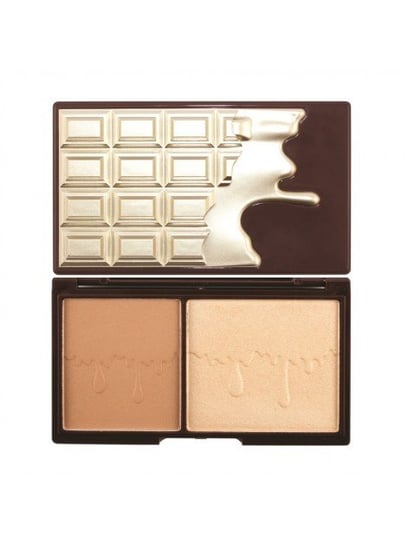 I Heart Revolution, Chocolate, paletka do konturowania twarzy Bronze & Glow, 11 g Makeup Revolution