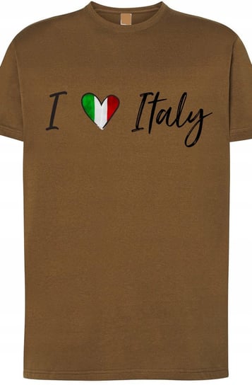 I Love Italy Kocham Włoch Męski T-Shirt r.XS Inna marka