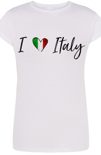 I Love Italy Kocham Włochy Damski T-Shirt r.S Inna marka
