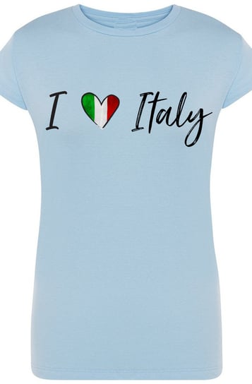 I Love Italy Kocham Włochy Damski T-Shirt r.S Inna marka