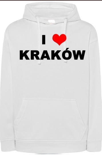I Love Kraków Męska Bluza Kaptur Nadruk r.3XL Inna marka