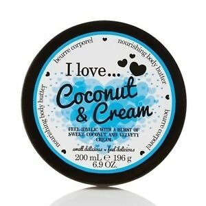 I Love, masło do ciała Coconut & Cream, 200 ml I Love