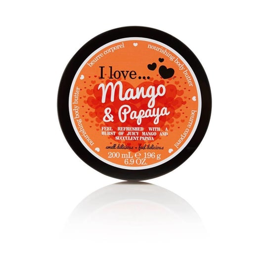 I Love, masło do ciała Mango & Papaya, 200 ml I Love