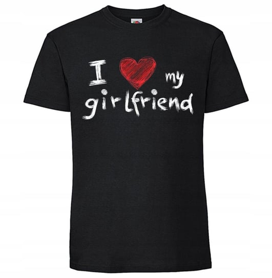 I LOVE MY GIRLFRIEND koszulka męska śmieszny prezent dla chłopaka t-shirt Inna marka