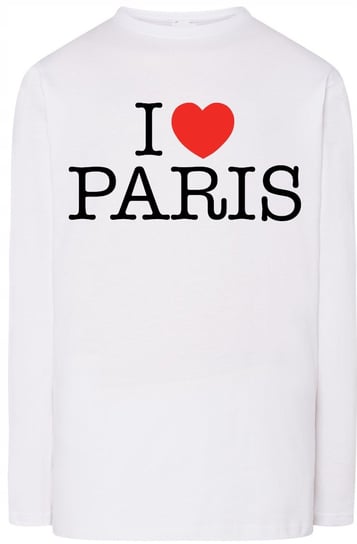 I Love Paris Bluza Męska Longsleeve Nadruk r.XL Inna marka