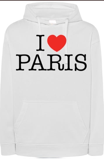 I Love Paris Kocham Paryż Bluza Męska r.3XL Inna marka