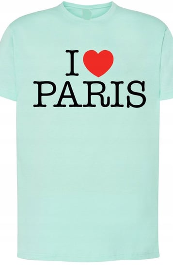 I Love Paris Kocham Paryż Męski T-Shirt r.M Inna marka
