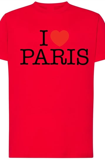 I Love Paris Kocham Paryż Męski T-Shirt r.S Inna marka