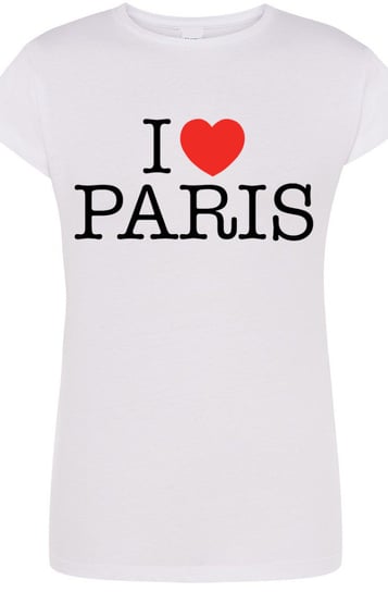 I Love Paris Kocham Paryż T-Shirt Damski r.L Inna marka