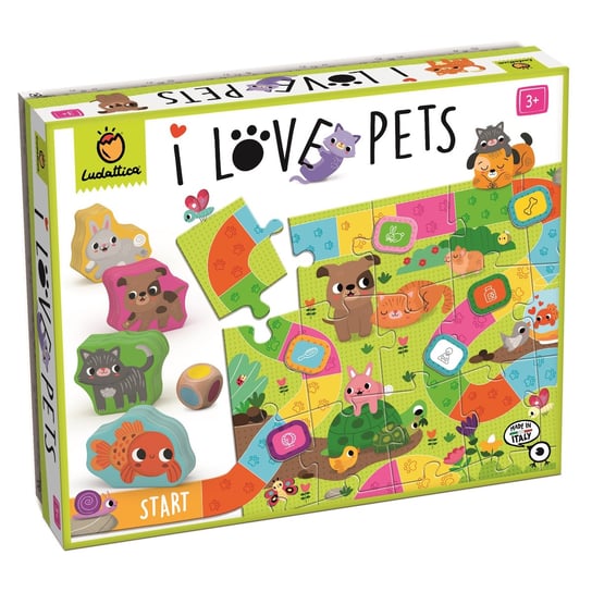 I Love Pets Ludattica - Jak zajmować się zwierzątkiem, gra planszowa, Ludattica Ludattica