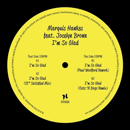 I'm So Glad Marquis Hawkes feat. Jocelyn Brown