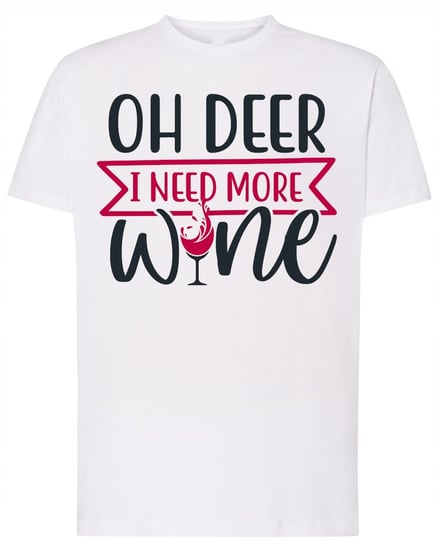 I Need MORE Wine Wino T-shirt Męski Rozm.M Inna marka