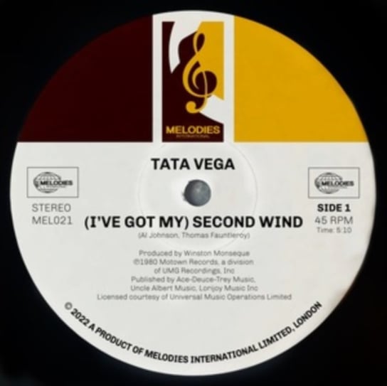 I've Got My Second Wind, płyta winylowa Melodies
