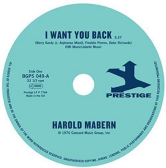 I Want You Back, płyta winylowa Mabern Harold, Funk Inc.
