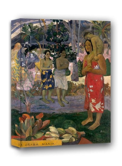 Ia Orana Maria, Paul Gauguin - obraz na płótnie 40x50 cm Galeria Plakatu
