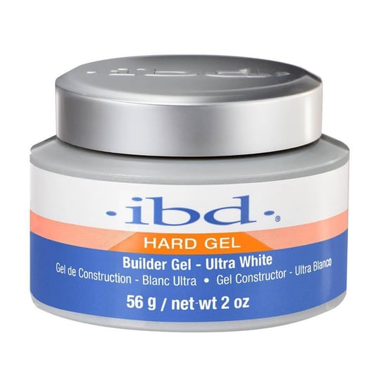 IBD, Hard Builder Gel LED/UV, Żel budujący, Ultra White, 56g IBD
