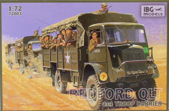 IBG, Bedford QLT 3ton 4x4 Troop Carrier, Model do sklejania, 12+ Bedford