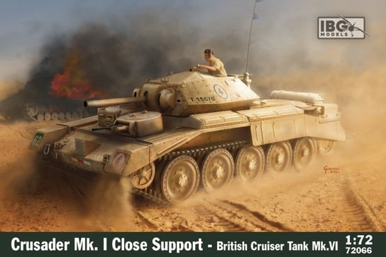 IBG, Crusader Mk.I CS brytyjski czołg bliskiego wsparcia, Model plastikowy IBG Models