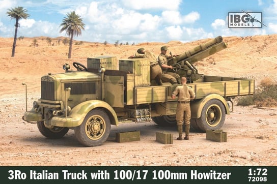 IBG, Model 3Ro Italian Truck with 100/17 Howitzer IBG Models