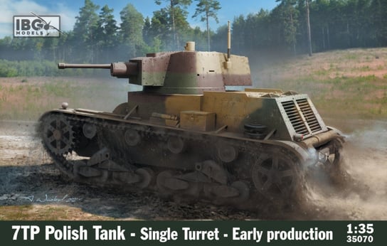 Ibg, Model Plastikowy, 7tp Polish Tank Single Turret Early Production IBG Models