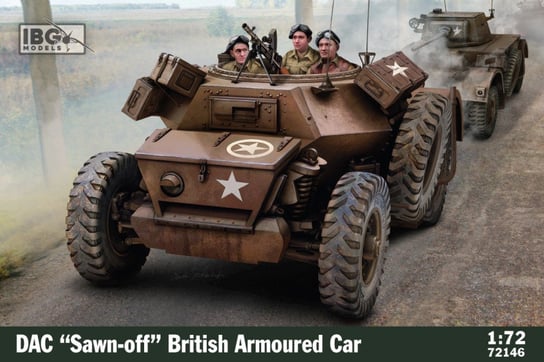 Ibg, Model Plastikowy, Dac Sawn Off British Armoured Car 1/72 IBG Models