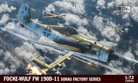 Ibg, Model Plastikowy, Fw 190 D11 Sorau Factory Series 1/72 IBG Models