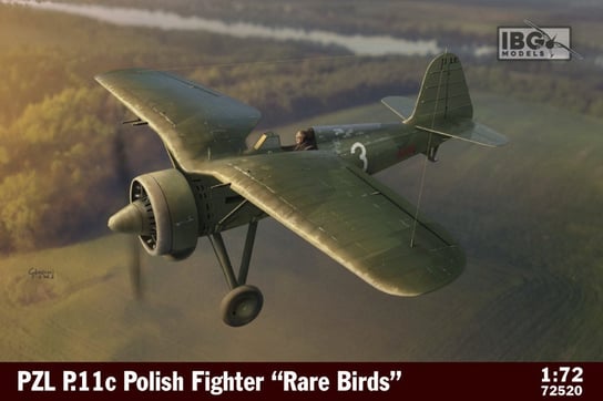 Ibg, Model Plastikowy, Pzl P.11c Polish Fighter In Rare Birds 1/72 IBG Models
