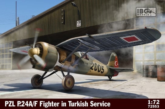 Ibg, Model Plastikowy, Pzl P.24a/f Fighter In Turkish Service 1/72 IBG Models
